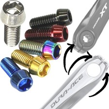 Titan M6 Esagonali Hollowtech 2 shimano MTB Road Braccio Manovella Klemm Bullone