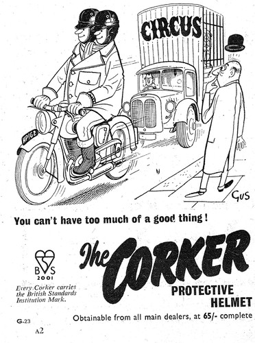 1954 advert for corker motor - advert,