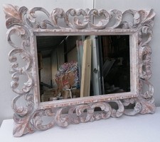 Specchio barocco in legno
