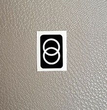 Gilera KZ KK 125 Adesivo con LOGO Motore CARTER Frizione Lato Destro (PANINARO)