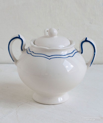 Sucrier porcelaine luxe - sucrier,