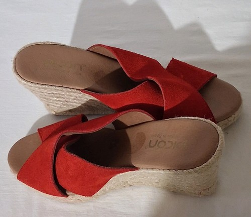 Espadrillas donna rosso - , pelle