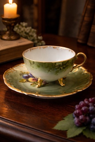 Antico piattino tazza tè - piattino, da