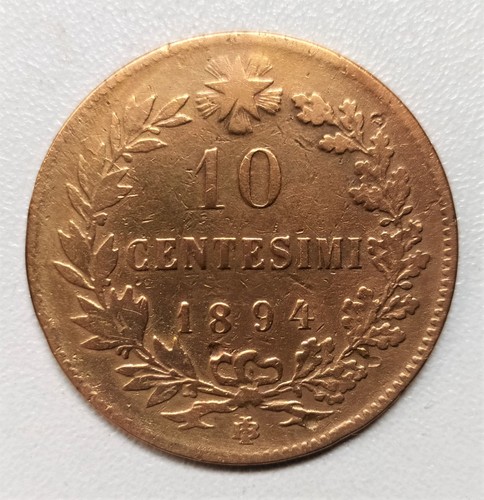 Italie centesimi 1894 - 10,