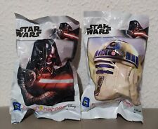 2 Personaggi 3D luminosi STAR WARS  Darth Vader+ R2-D2 new Eurospin 2021 movie