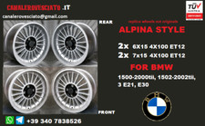 4 Cerchi lega Alpina 6x15 +