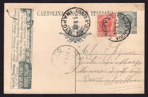 Storia postale regno 1921 - postale,