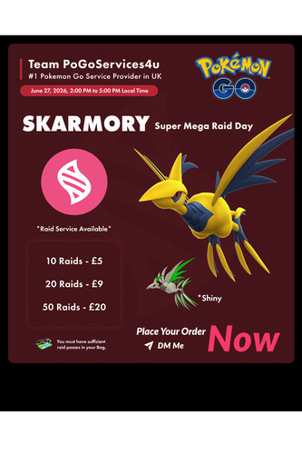 Pokémon mega skarmory - pokémon, go