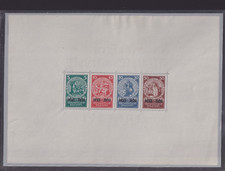 1934 Germania Reich: Foglietti