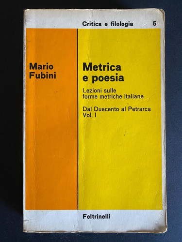 Libro metrica poesia mario - libro,