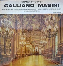 Galliano Masini I Grandi Interpreti LP Vinile Giri 1a Stampa 1965