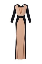 Elisabetta Franchi Abito Taglia 40 Ab09777e2 Lungo Scollo Profondo