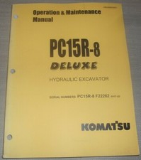 Komatsu PC15R-8 Deluxe