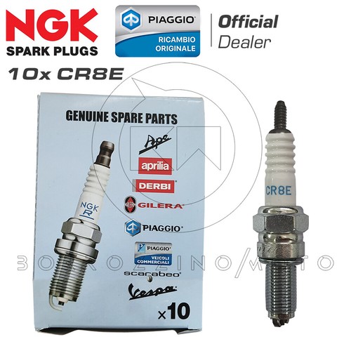 Kit 10x candele - kit, piaggio-ngk