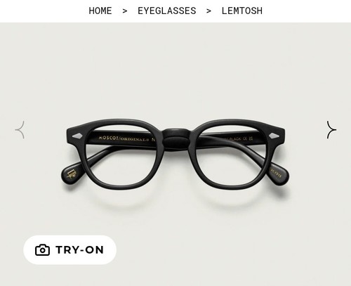 Moscot lemtosh matte black - moscot,