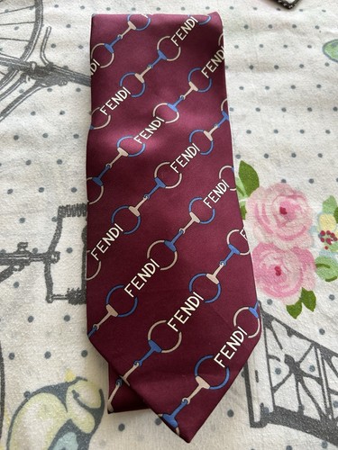 Cravatta fendi loghi horsebit - fendi,