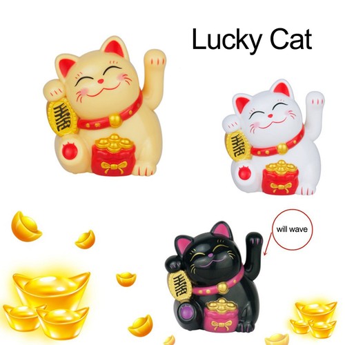 Gatto portafortuna ornamento - portafortuna,