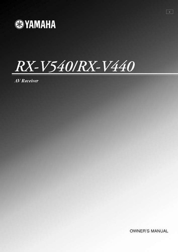 Yamaha v540 ricevitore - rx-v540,