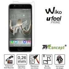 Wiko U Feel Prime - Vitre de Protection Crystal - TM Concept®