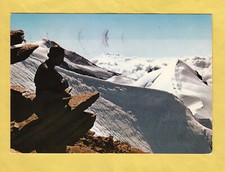 Cartolina Gruppo del Monte Rosa Vetta del Castore Statua a Don Bosco VG 81