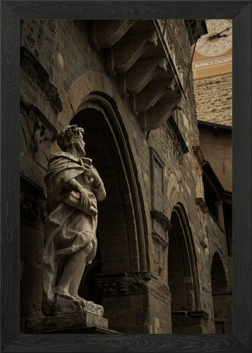 Bergamo italia poster arte - italia,