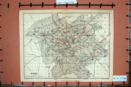 Antica stampa originale mappa - antica,