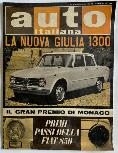 Auto italiana magazine 1964 - auto,