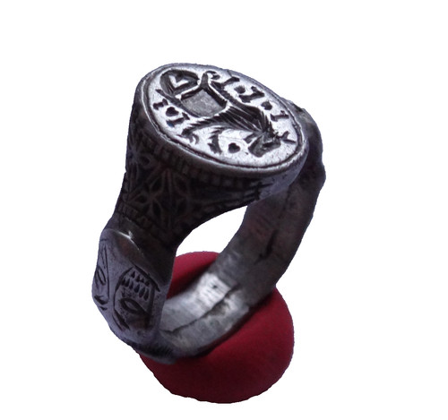 Anello medievale argento - medievale, in