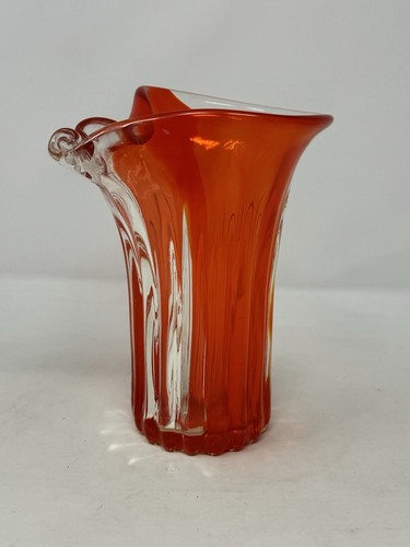 Vaso murano vintage righe - vaso, 8”