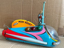 Giocattolo giapponese di latta tin toy Moon Rocket anni 60 T.M. Masudaya - Japan