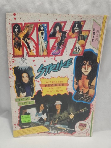 Kiss fanzine magazine - kiss,