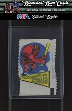 1961 Topps Magic Rub Offs 54