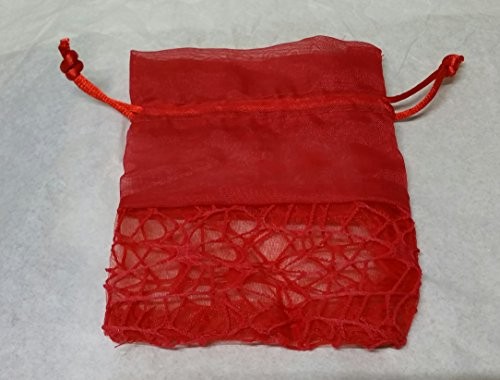 Sacchetti con rete rosso - con,