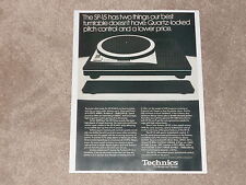 Technics Ad, Giradischi