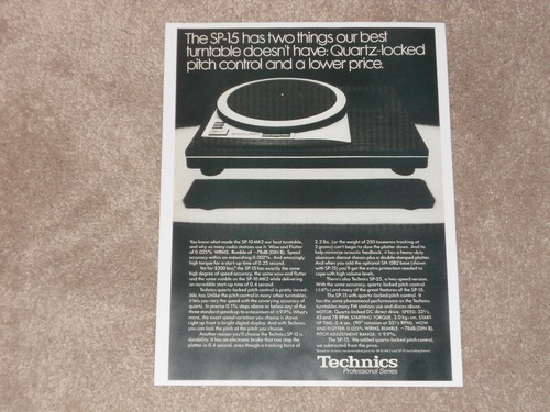 Technics giradischi - technics, ad,
