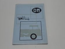 OM AUTOCARRI CARTELLA PRESENTAZIONE 43° SALONE AUTO DI TORINO 1961 TIGRE TITANO