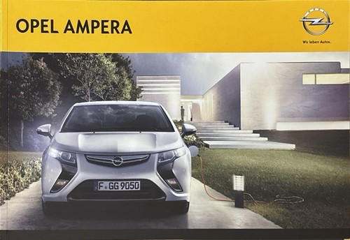 Opel ampera depliant brochure - depliant,