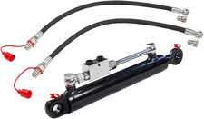 TERZO PUNTO IDRAULICO TRATTORE Cat 1 410-610Mm CON VALVOLA E TUBI