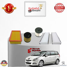 KIT TAGLIANDO 4 FILTRI PEUGEOT 5008 2.0 HDI 110KW 150CV DAL 2011 ->