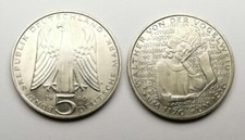 blocco 2 pezzi :5 marchi commemorativi 1980