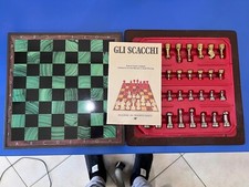 Set Scacchi Vintage anni 80 in metallo  Scacchiera Effetto marmo Reader's Digest