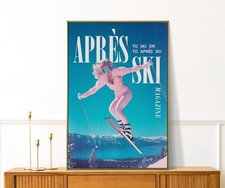 Retro Après Ski Wall Art -