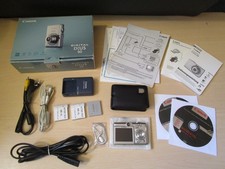 Canon IXUS 50 - Fotocamera digitale 5.0 MP con ann. + accessori completi. e scatola originale