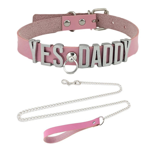 Collana girocollo rosa - rosa, pu