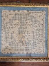 Quadro all'uncinetto tecnica