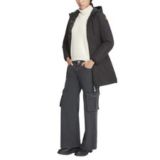 Ciesse Piumini Piumino da Donna Reversibile con Cappuccio Jusy 3.0 Nero Tagli...