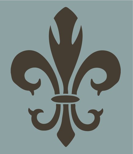 Fleur lis parete mylar - fleur, de