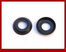 2x Ghiera Cornice Maniglia Manovella Alzavetro Fiat 500 L R 124 125 128 Epoca