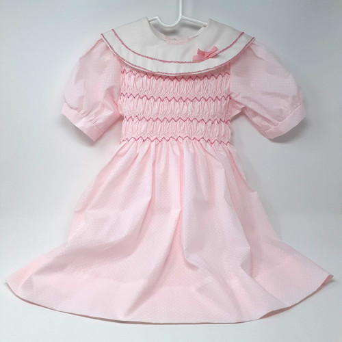Abito rosa fumè pois - abito, a