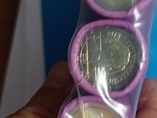 Rotolo Sigillato 25x2  Euro MARIA MONTESSORI. PERFETTO AFFARE 